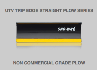 UTV Trip Edge Straight Plow Series Snow